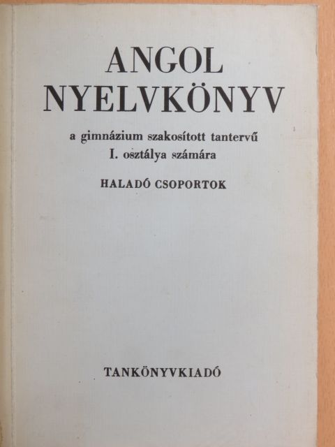 Radványi Tamás - Angol nyelvkönyv I. [antikvár]