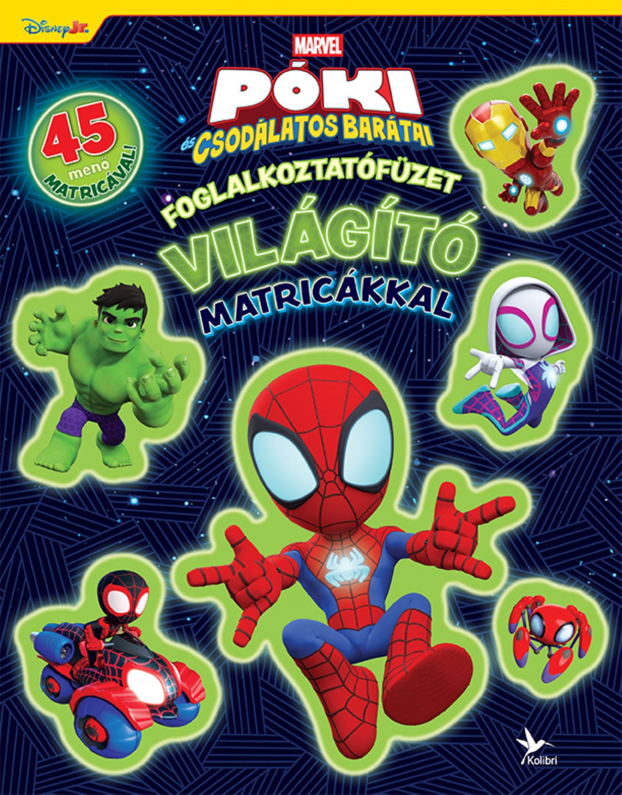 Marvel - Foglalkoztatófüzet világító matricákkal - Póki