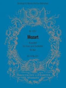 MOZART, W,A, - KONZERT FÜR HORN UND ORCHESTER ES-DUR KV 370b + 371 PARTITUR