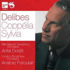 DELIBES - COPPÉLIA -SYLVIA 3CD DORÁTI ANTAL, ANATOLE FISTOULARI
