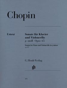 SONATE FÜR KLAVIER UND VIOLONCELLO g-MOLL OP.65 URTEXT (E.ZIMMERMANN)