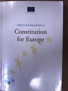 Treaty Establishing a Constitution for Europe [antikvár]