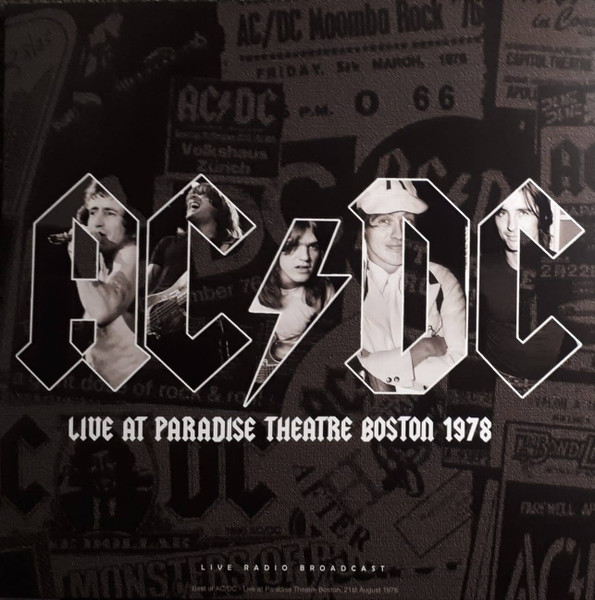 AC/DC - LIVE AT PARADISE THEATRE BOSTON 1978 LP AC/DC