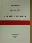 Dr. Besenyei Lajos - Személyek joga [antikvár]
