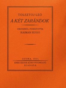 Tolsztoj Leó - A két zarándok [antikvár]