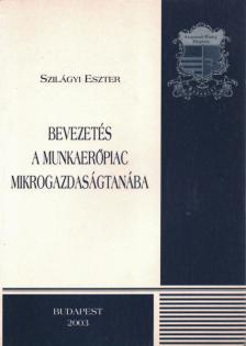 Szilágyi Eszter - Bevezetés a munkaerőpiac mikrogazdaságtanába [antikvár]