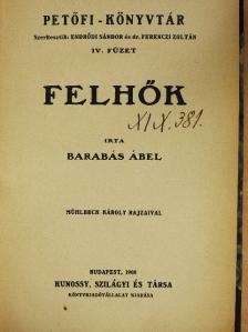 Barabás Ábel - Felhők [antikvár]
