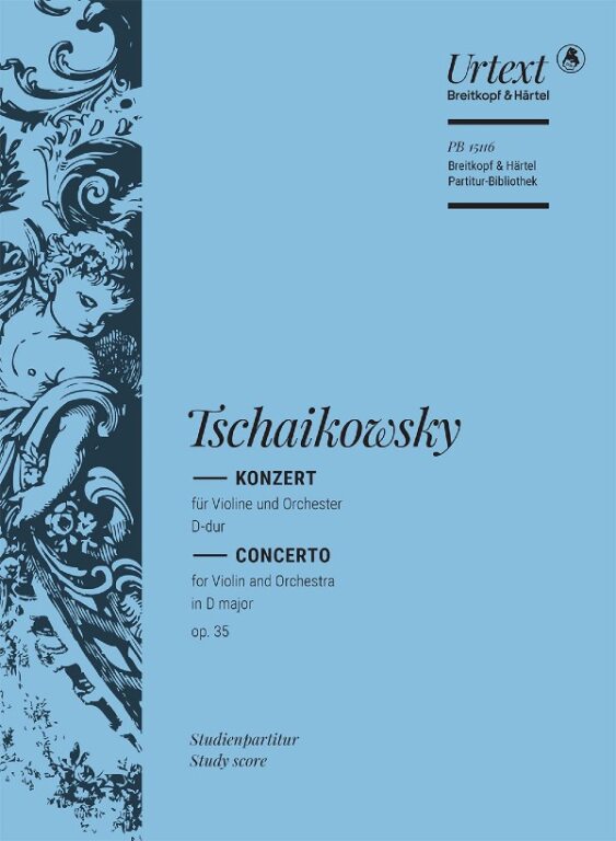 CSAJKOVSZKIJ ( TSCHAIKOWSKY) - KONZERT FÜR VIOLINE UND ORCHESTER D-DUR OP.35 STUDIENPARTITUR