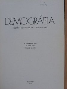 André Vanoli - Demográfia 1975/1-4. [antikvár]