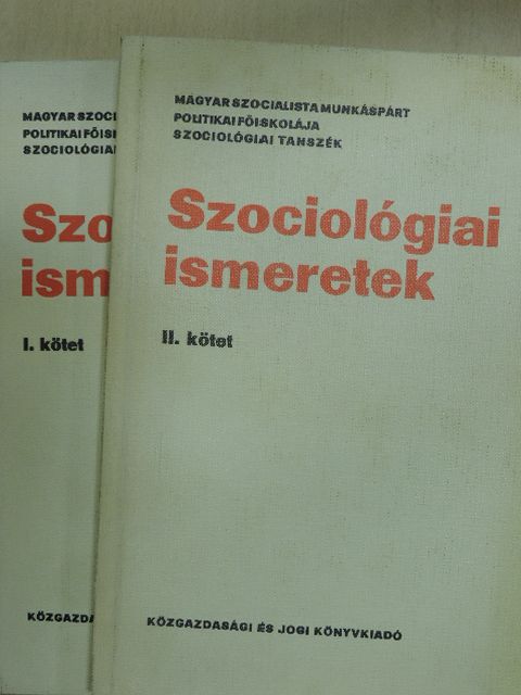 Angyal Viktória - Szociológiai ismeretek I-II. [antikvár]