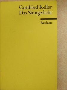 Gottfried Keller - Das Sinngedicht [antikvár]