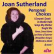 DVORÁK, FLOTOW, HANDEL, ROSSINI - PERSONAL CHOICES CD JOAN SUTHERLAND