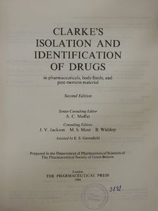 Clarke's Isolation and Identification of Drugs [antikvár]