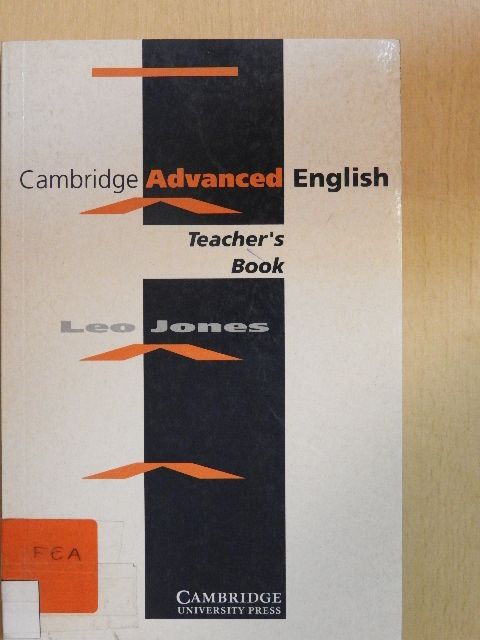 Leo Jones - Cambridge Advanced English - Teacher's Book [antikvár]