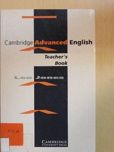 Leo Jones - Cambridge Advanced English - Teacher's Book [antikvár]