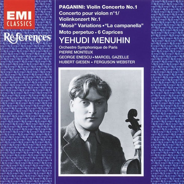 PAGANINI - VIOLIN CONCERTO NO.1 CD YEHUDI MENUHIN