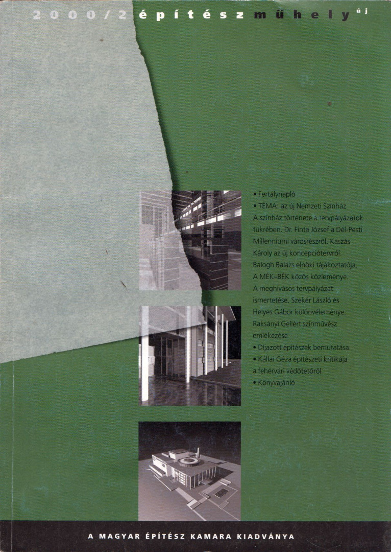 Építész Műhely 2000/2 [antikvár]