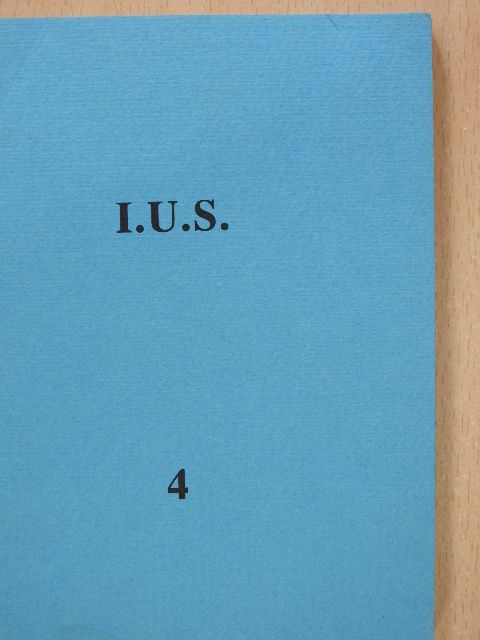 Illyés Gyula - I. U. S. 4. [antikvár]