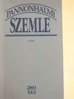 Benyik György - Pannonhalmi Szemle 2003/2. [antikvár]