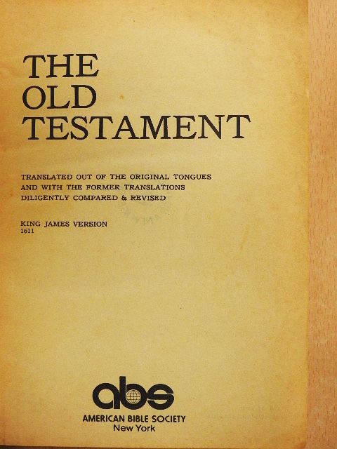 The Old Testament [antikvár]