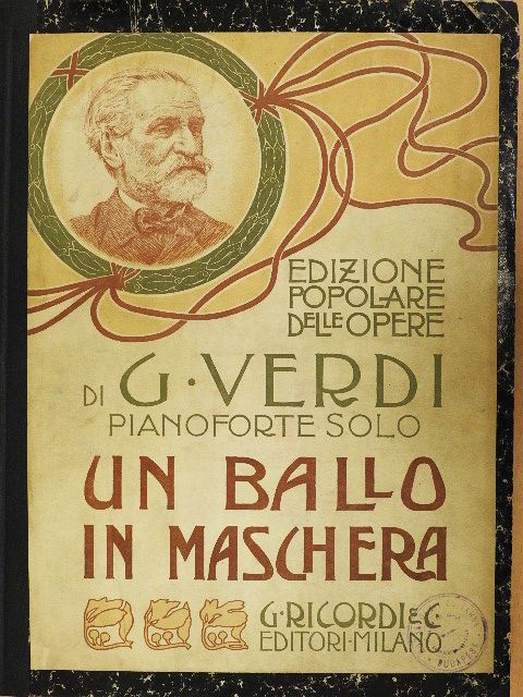 Giuseppe Verdi - Un Ballo in maschera [antikvár]