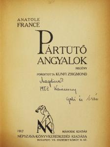 Anatole France - Pártütő angyalok [antikvár]