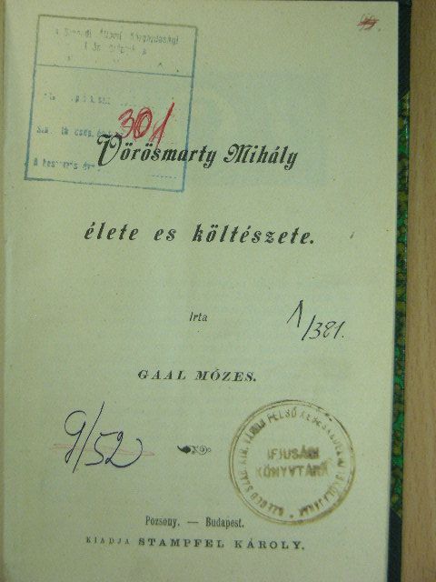 Gaal Mózes - Vörösmarty Mihály élete és költészete [antikvár]
