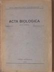 Ábrahám A. - Acta Biologica Tomus VIII. Fasciculi 1-4. [antikvár]