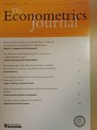 Andrew Harvey - The Econometrics Journal 2000/1. [antikvár]