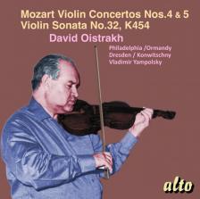 MOZART - VIOLIN CONCERTOS NOS.4 & 5 - VIOLIN SONATA K454 CD DAVID OISTRAKH