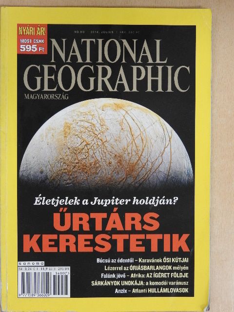 Hiver't-Klokner Zsuzsanna - National Geographic Magyarország 2014. július [antikvár]