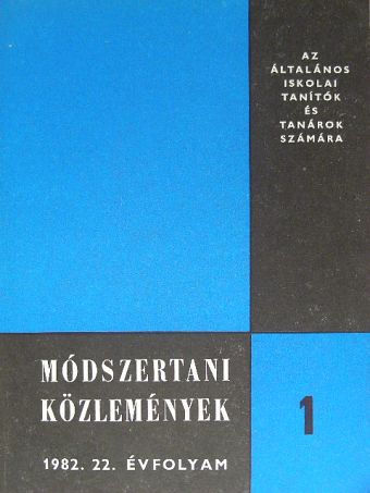 Berkes Miklós - Módszertani Közlemények 1982/1. [antikvár]