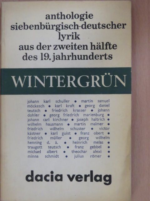 Friedrich Krasser - Wintergrün [antikvár]