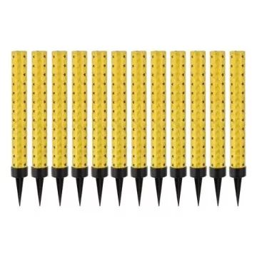 Aranyszínű torta tűzijáték, 12 cm - 12 db-os csomag