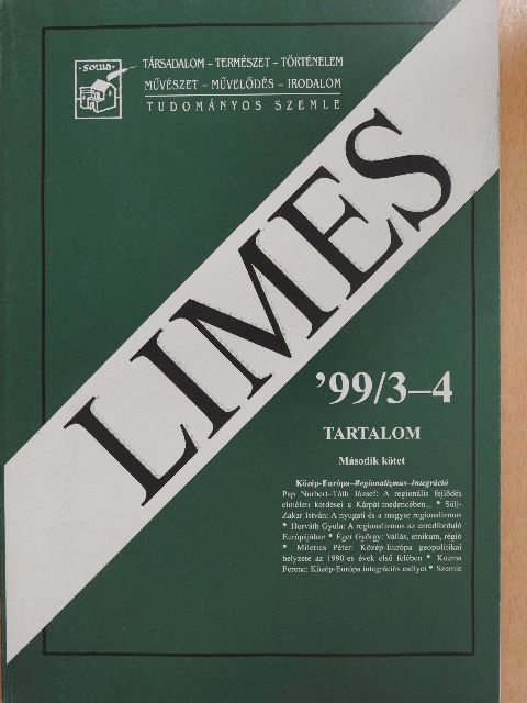 Horváth Gyula - Limes 1999/3-4 [antikvár]