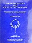 Angela Clow - Health Psychology and Quality of Life Research II. [antikvár]