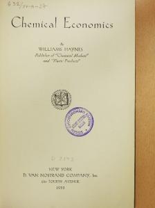 Williams Haynes - Chemical Economics [antikvár]