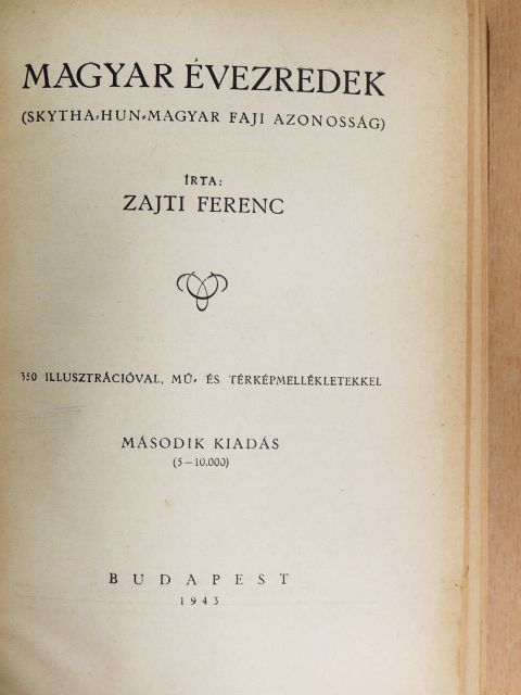 Zajti Ferenc - Magyar évezredek [antikvár]