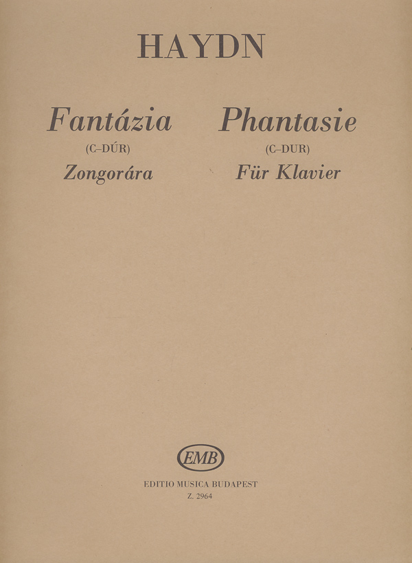 HAYDN JOSEPH - FANTÁZIA C-DUR ZONGORÁRA (HERNÁDI LAJOS)