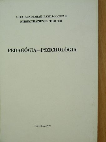Berencz János - Pedagógia-pszichológia [antikvár]