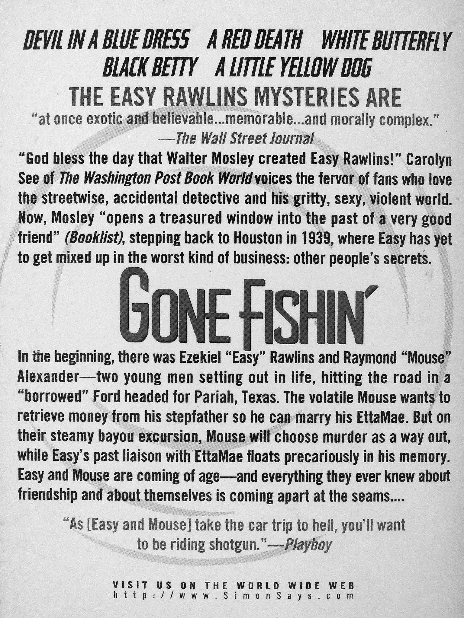 Walter Mosley - Gone Fishin' [antikvár]