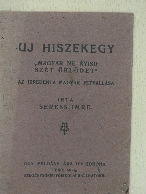Seress Imre - Uj hiszekegy [antikvár]