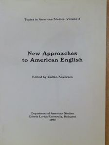 David Simpson - New Approaches to American English [antikvár]