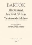 Bartók Béla - NÉGY TÓT NÉPDAL - VEGYESKARRA ZONGORAKÍSÉRETTEL