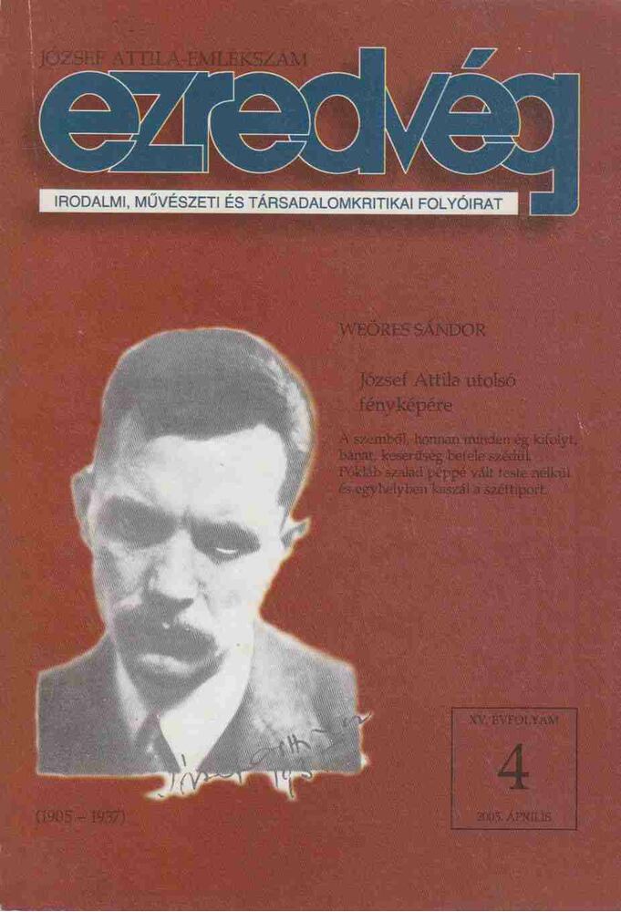 SIMOR ANDRÁS (SZERK.) - Ezredvég 2005/4. április [antikvár]