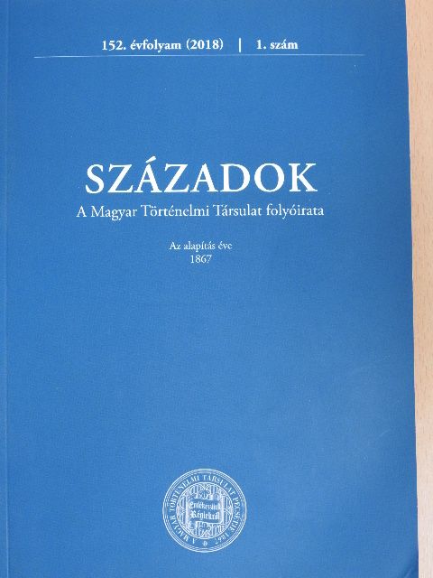 Konrád Miklós - Századok 2018/1. [antikvár]