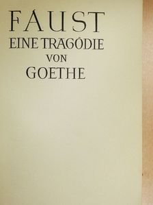 Goethe - Faust [antikvár]