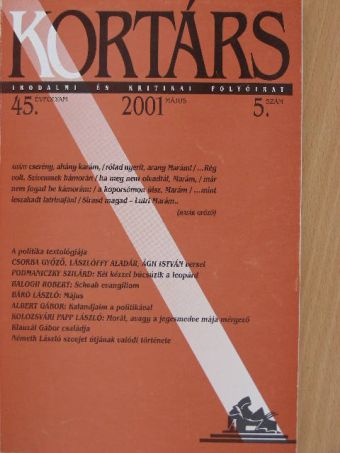 Ágh István - Kortárs 2001. május [antikvár]
