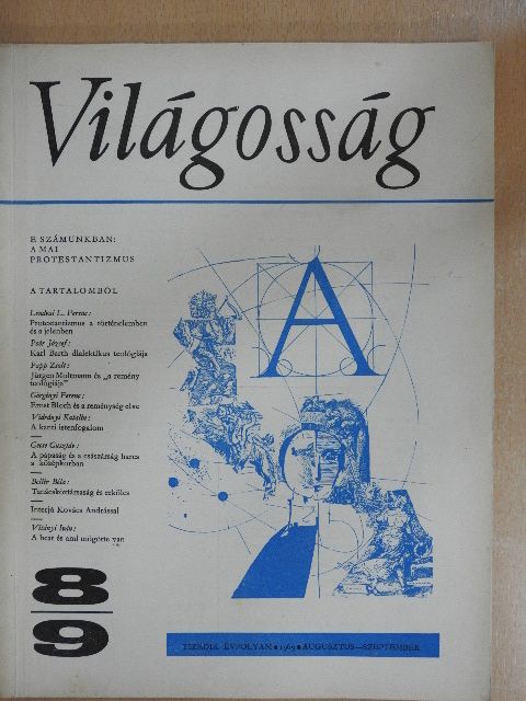 Erki Edit - Világosság 1969. augusztus-szeptember  [antikvár]