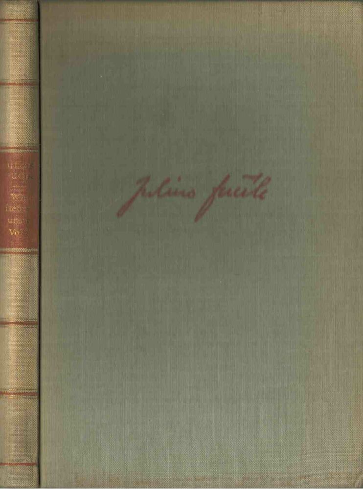 JULIUS FUCÍK - Wir lieben unser Volk [antikvár]
